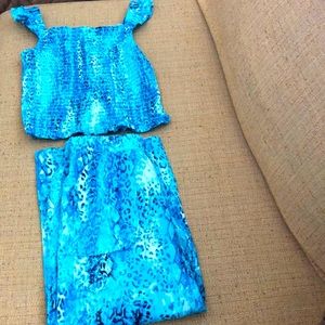 Girl Two piece pants suit